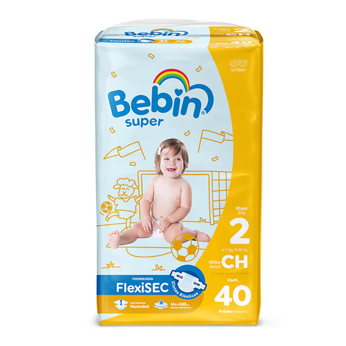 Bebin Super Talla 2 40 pañales